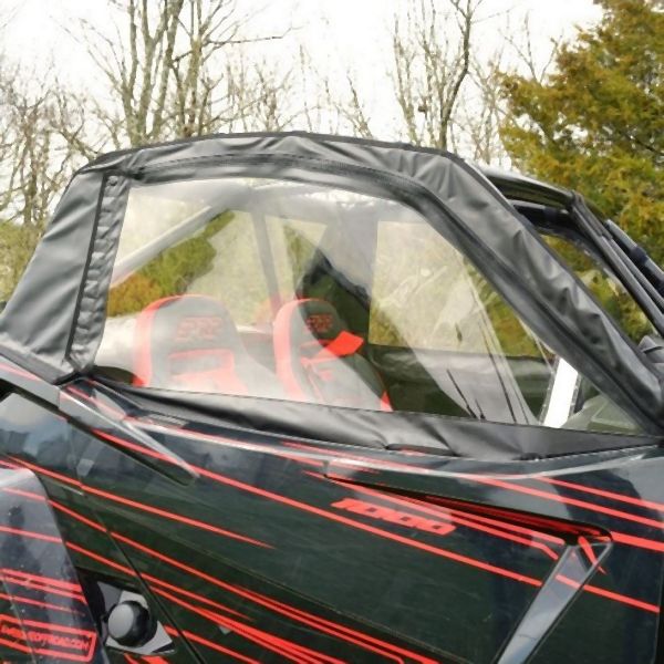 Falcon Ridge Black Canvas Soft Upper Doors For Arctic Cat Wildcat 2020-2022