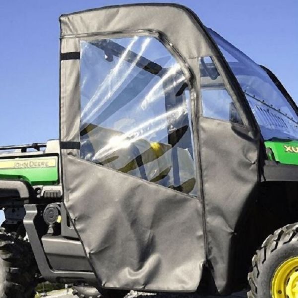 Falcon Ridge Black Canvas Soft Roll-Away Doors For John Deere Gator 2007-2022