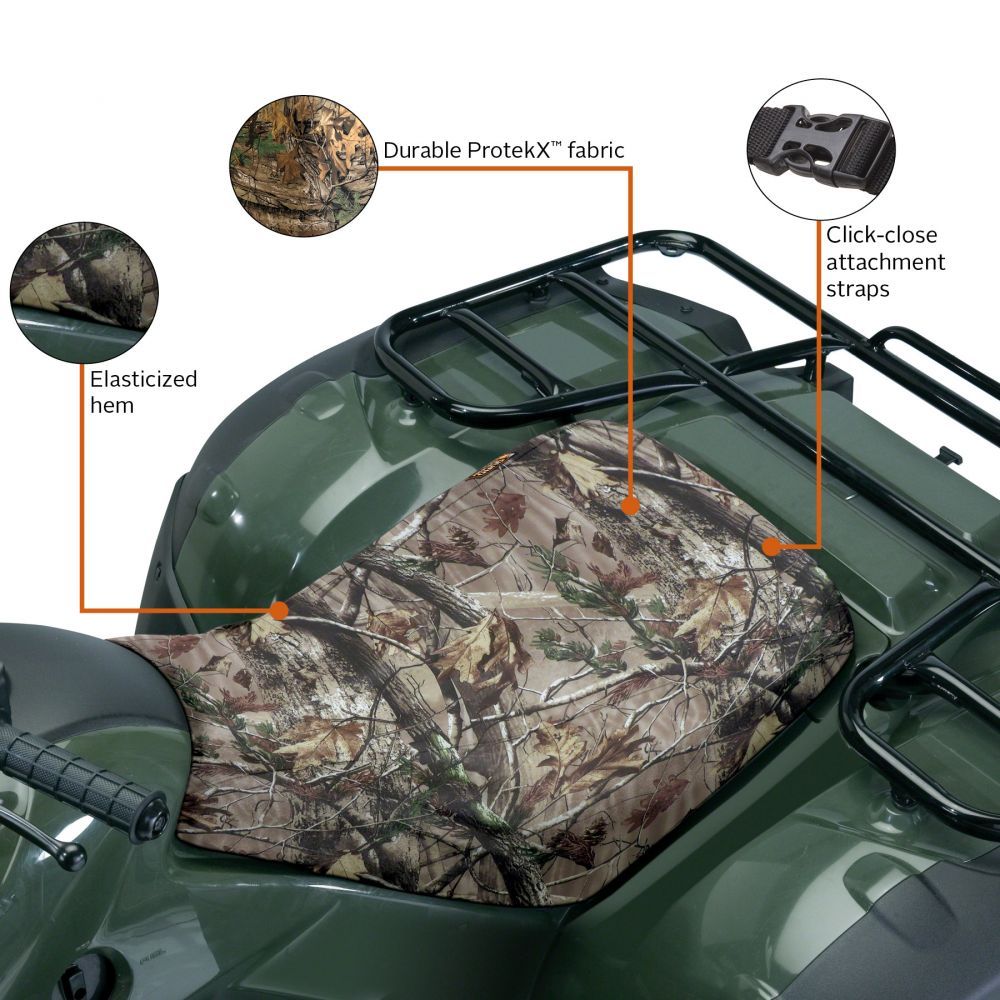 Quadgear ATV Seat Cover Camo - 15-116-015901-00