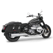Freedom Performance 4.5" Slip-On Exhaust Straight Cut Chrome Black Tip For BMW R18 2021 BM00248