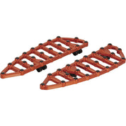 Arlen Ness MX Orange Driver Floorboards 410-011