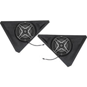 SSV Works Behind Drivers or Passenger Seat Kick L7 Subwoofer Box W/ Front 8" Speaker Pods For Polaris Slingshot 15-21
