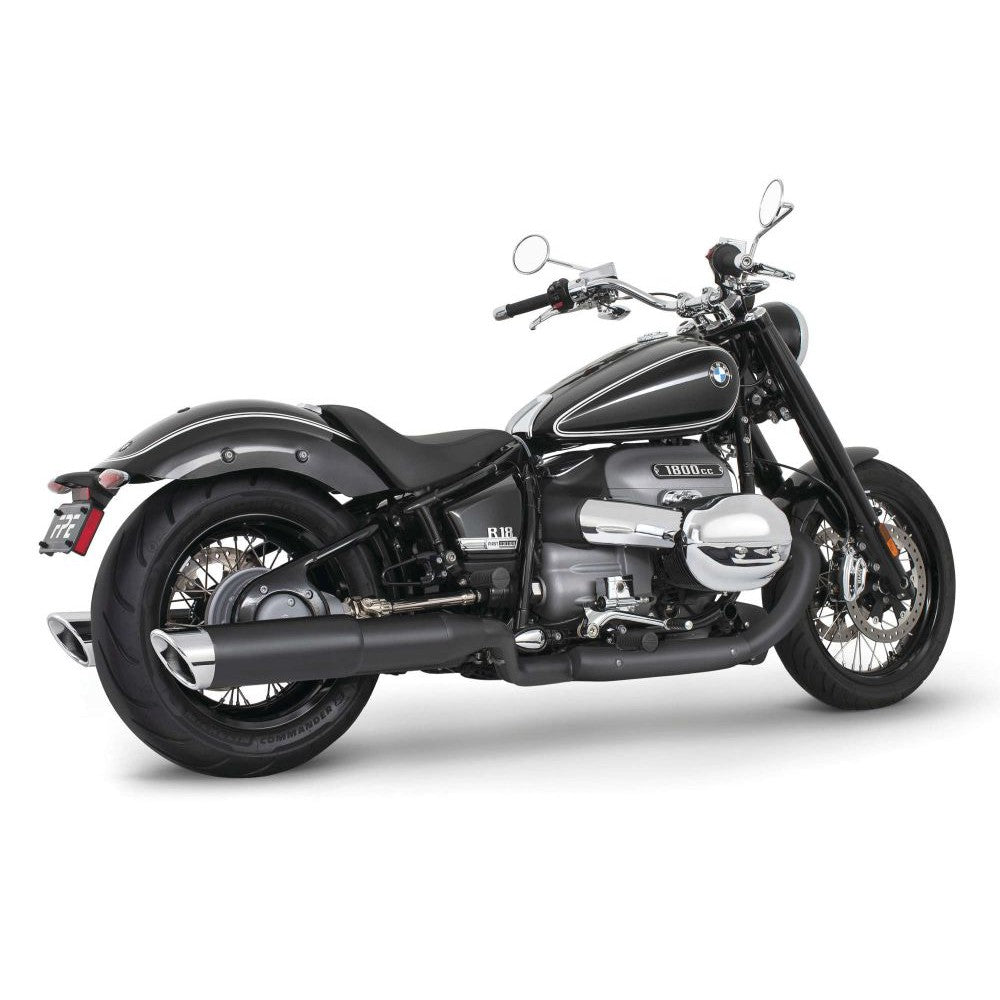 Freedom Performance 4.5" Slip-On Exhaust Slash Cut Black Chrome Tip For BMW R18 2021