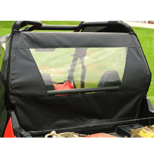 Falcon Ridge Black Canvas Soft Rear Panel For Polaris RZR 2008-2022