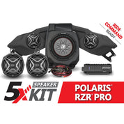 SSV Works Phase X 5-Speaker Plug-And-Play System For Polaris RZR Pro XP 2020-2022