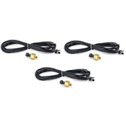 Dakota Digital Quad Air Pressure Monitor Gauge Kit 3 Sensors 0-300psi SLX-19-7-3