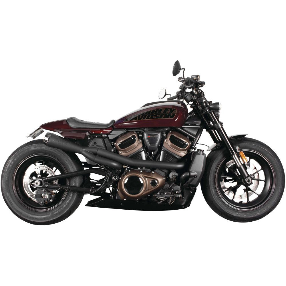 Two Brothers Racing 2-Into-1 Comp-S Exhaust Black For Harley-Davidson Sportster S 2021-2022