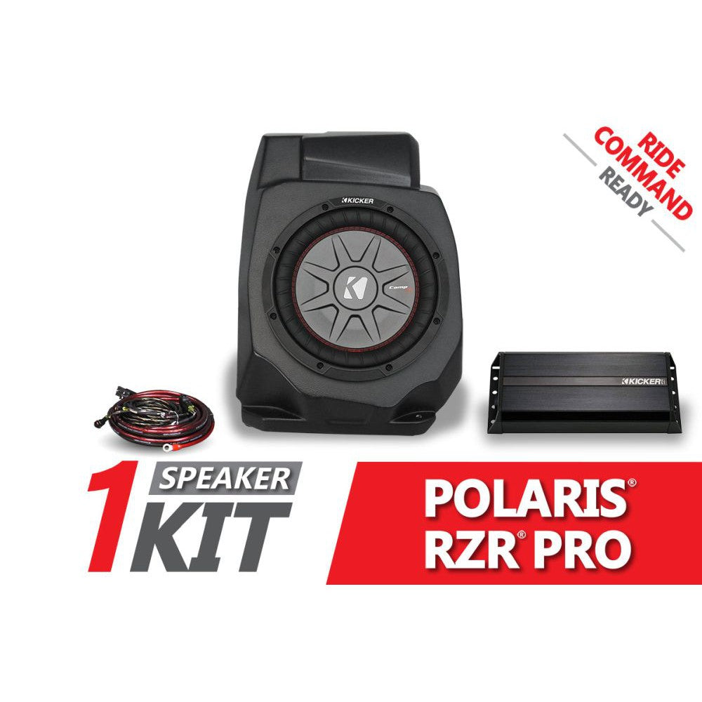 SSV Works Under Dash 10" Subwoofer Enclosure With Ride Command For Polaris RZR Pro XP 2020-2022