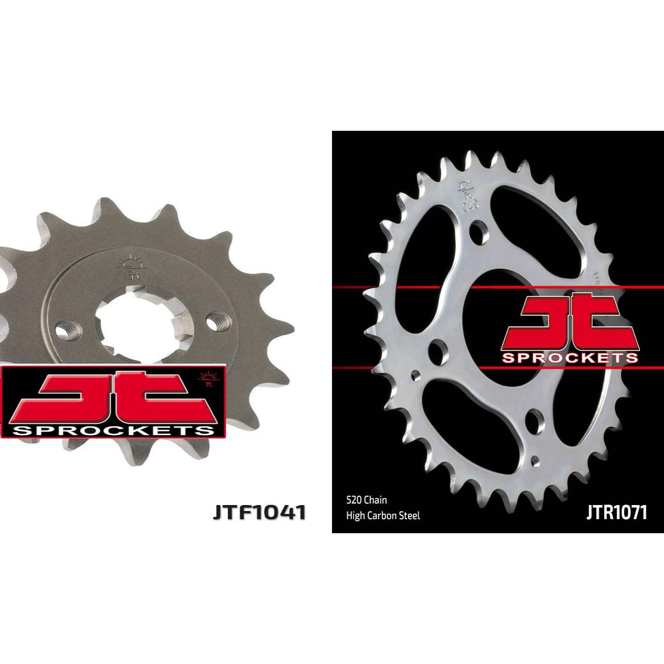 JT Sprockets Front & Rear Sprocket Kit For KYMCO 150 MXer / MXU 2002-2015
