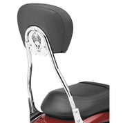 Cobra Backrest Insert for Cobra Sissy Bars Round Skull Chrome - 02-5071
