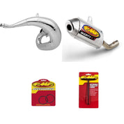 Gnarly Exhaust Pipe, Shorty Silencer, O-Ring, Spring & Tool Kit HON CR250R 00-01