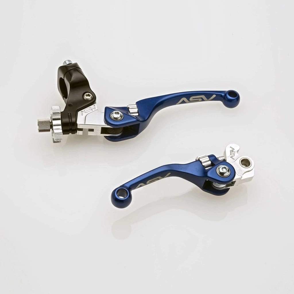 ASV Inventions Handlebars & Controls Blue / Pair Pack No Perch ASV F4 Brake or/and Clutch Levers For KTM 250 SX-F / 450 SX-F 2005-2006 - Choose Option
