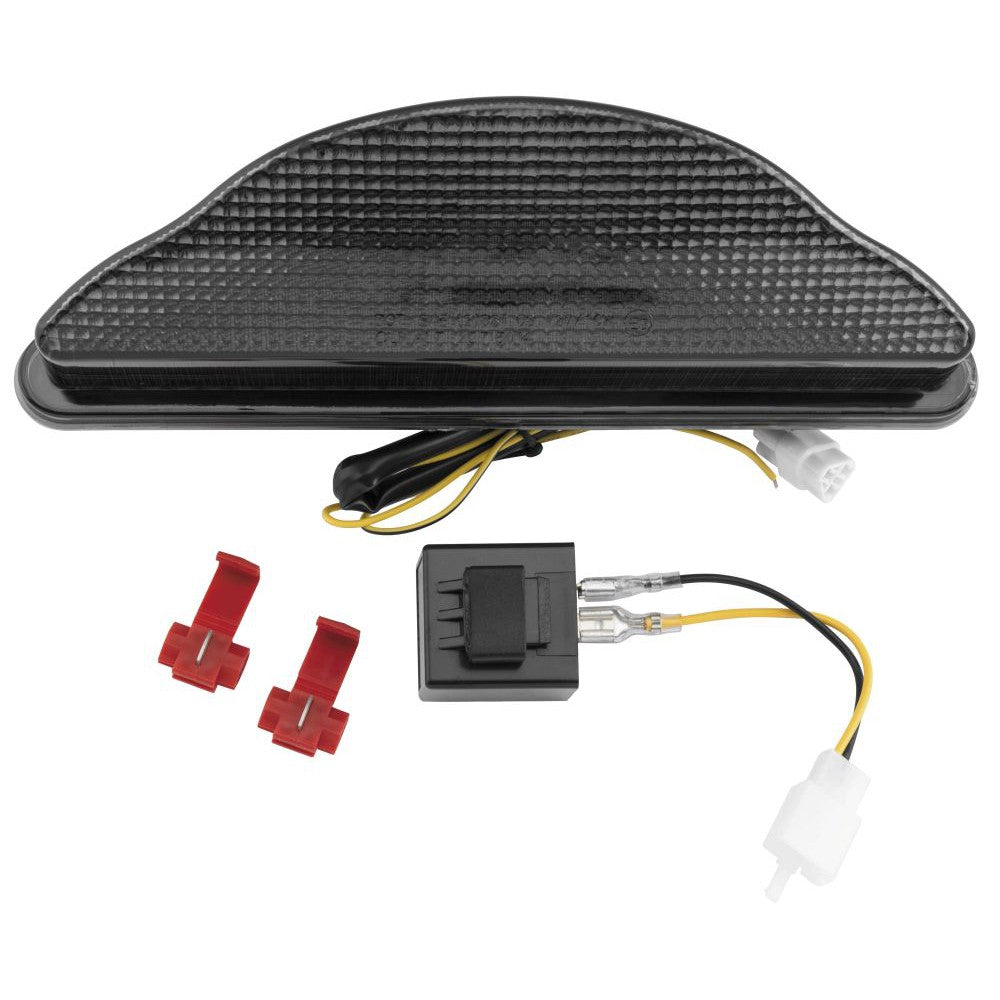 Integrated and Sequential Taillight For Yamaha XV1700 Road Star Warrior 2002-2009 Tinted/Smoke