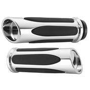Arlen Ness Chrome Deep Cut Comfort Grips P-5001
