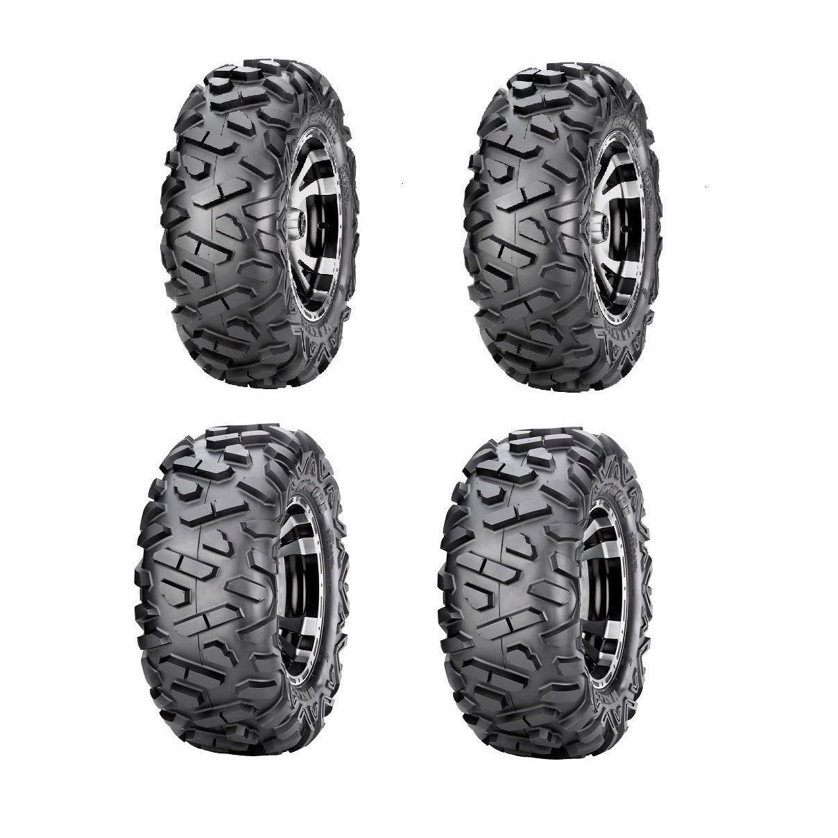 Full Set Of Maxxis Bighorn Radial 26x9R-12 And 26x12R-12 Tires (4)