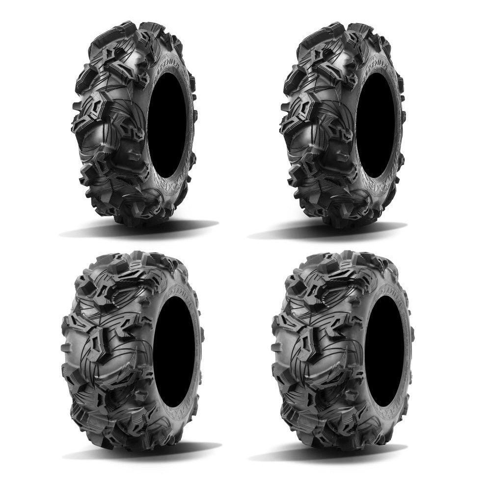 Full Set Of Maxxis Maxxilla M60 Bias 28x9-14 And 28x11-14 Tires (4)