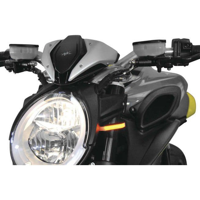 New Rage Cycles LED Replacement Turn Signals Front Black - DRAG19-FB