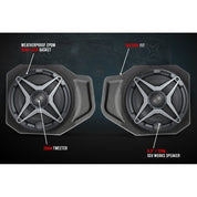 SSV Works 6.5" Front Kicker Speaker Pods For Polaris Ranger XP 1000 2018-2022