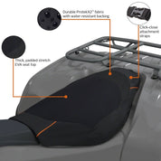 Quadgear ATV Deluxe Seat Cover Black - 15-098-013801-00
