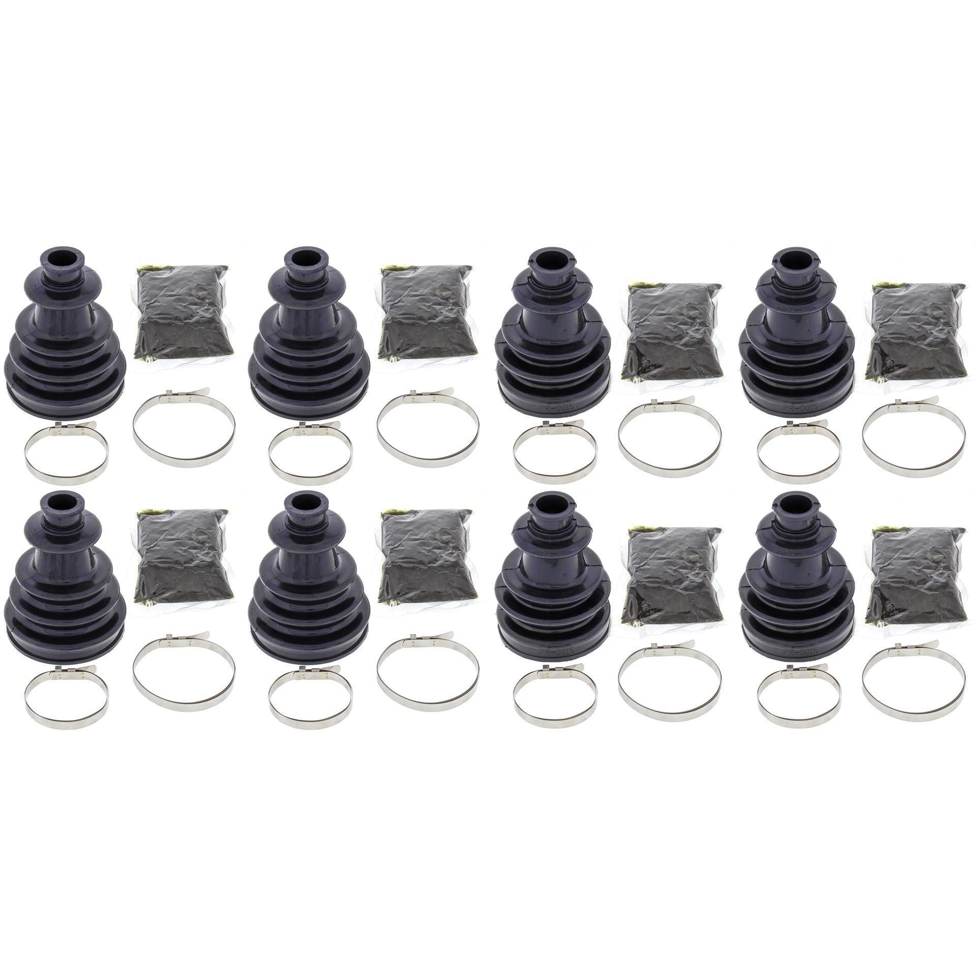 Complete Front & Rear Inner & Outer CV Boot Repair Kit RZR 1000 60 INCH 16