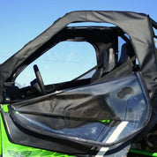 Falcon Ridge Black Canvas Soft Upper Doors For Arctic Cat Wildcat 2017-2019