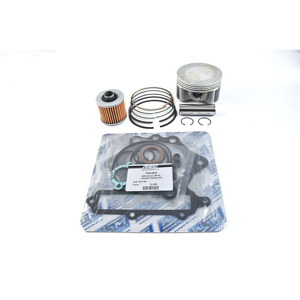 WSM Top End Rebuild Kit For Yamaha 600 Grizzly 98-01 Standard 54-542-10