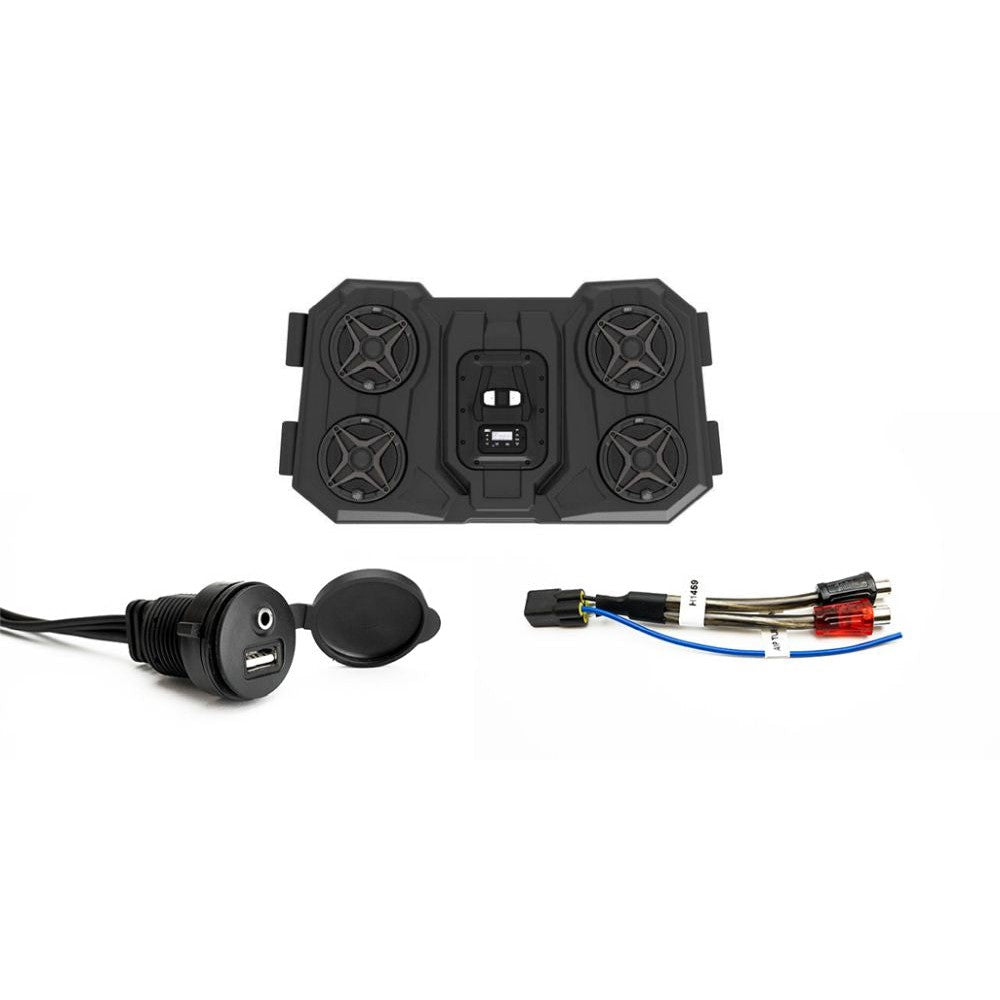 SSV Works Bluetooth Overhead Sound System With RCA Harness And AUX/USB Add-On