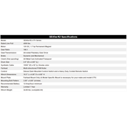 Winch Kit 4500 lb Wide For Polaris 1000 Ranger High Lifter Edition 2017-2022 (Synthetic Rope)