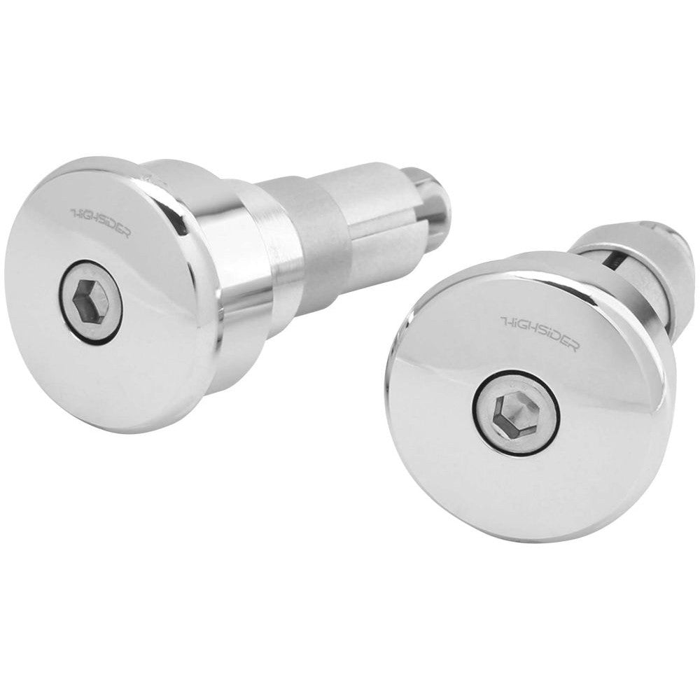 Highsider Curve Handelbar Weights Chrome - 161-016