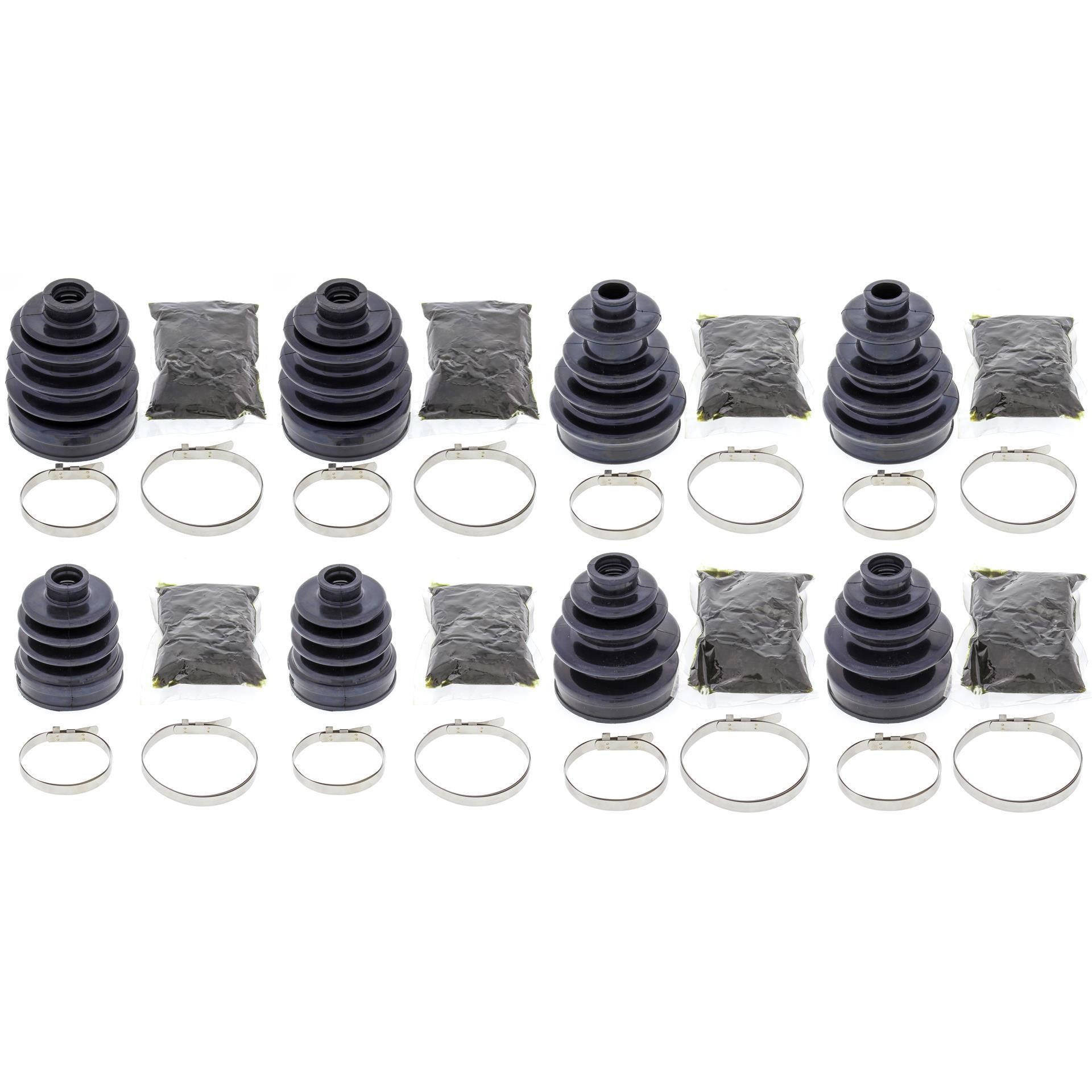 Complete Front & Rear Inner & Outer CV Boot Repair Kit Outlander 400 03-04