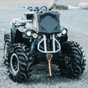 RJWC Mud Edition Dual Slip On Exhaust With Front/Rear Lights For Can Am Renegade XMR