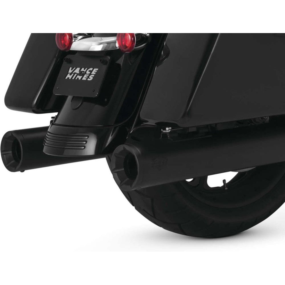 Vance And Hines Eliminator 400 Slip On Exhaust 4in Black With Fuelpak FP4