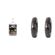 Set of 2 DURO DI-K911 Front Tires 25x8-12 4-ply with QUADBOSS Sealant