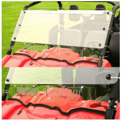 Falcon Ridge Aero-Vent Front Hard Coat Windshield For Yamaha Viking 2015-2023