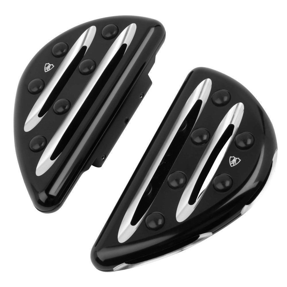 Arlen Ness Black Deep Cut Passenger Floorboards P-3008