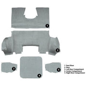 ACC Replacement Carpet Kit For 1997-2004 Chevrolet Corvette Coupe Rear