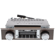 Custom Autosound 1967-68 Camaro Classic Car Stereo With Walnut Bezel