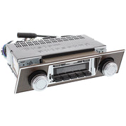 Custom Autosound 1967-68 Camaro Classic Car Stereo With Walnut Bezel