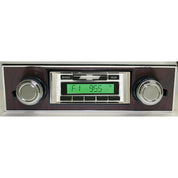 Custom Autosound 1967-68 Camaro Classic Car Stereo With Walnut Bezel