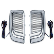 Kuryakyn Tracer LED Fairing Lower Grills Chrome