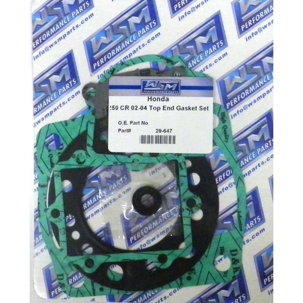 WSM Top End Gasket Kit For Honda 250 CR 02-04 29-647