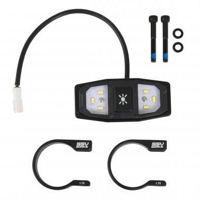 SSV Works Dome Light with Cage Clamps and Billet Mount With 1.75" Clamps