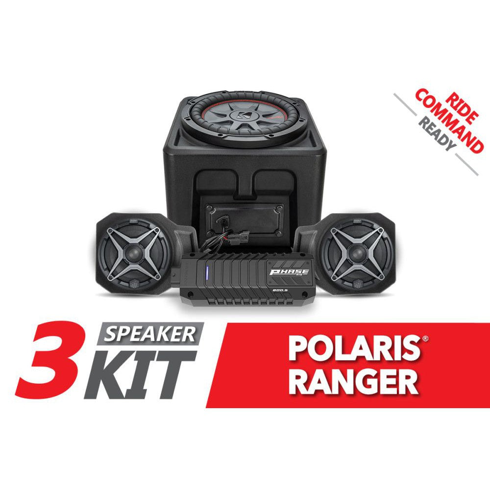 SSV Works 3 Speaker Audio System For Polaris Ranger XP 1000 2018-2022