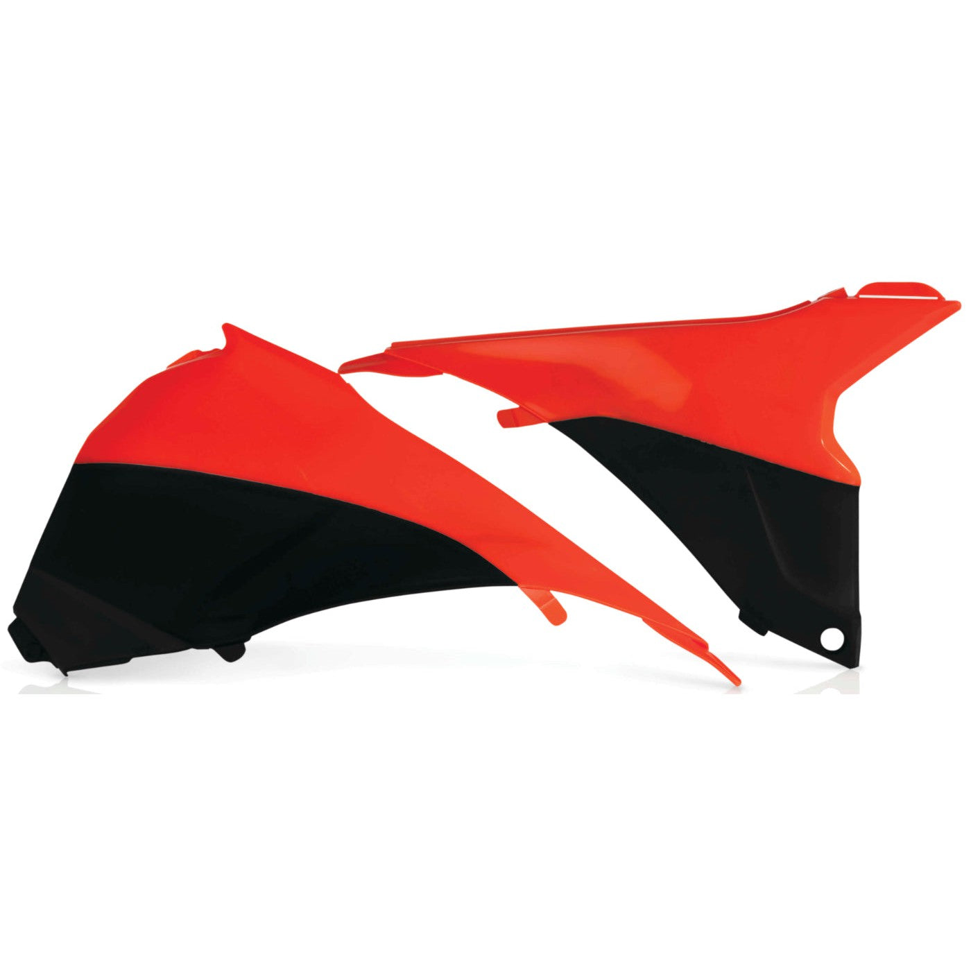 Acerbis Black/Flo Orange Air Box Cover for KTM - 2314294617