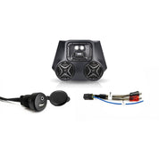 SSV Works 2 Speaker Overhead Weatherproof System With RCA Harness And AUX/USB Add-On