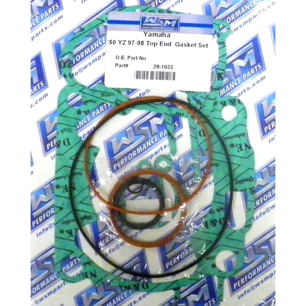 WSM Top End Gasket Kit For Yamaha 250 YZ 97-98 29-1033