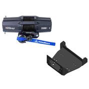 Viper V2 UTV Winch Kit 3500 lb Standard Spool With 40 Feet Black Synthetic Rope With Mount For Yamaha Wolverine R-Spec/Viking 700 2014-2019