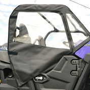 Falcon Ridge Black Canvas Soft Roll-Away Doors And Cold Rated Rear Window For Yamaha Wolverine 2016-2018