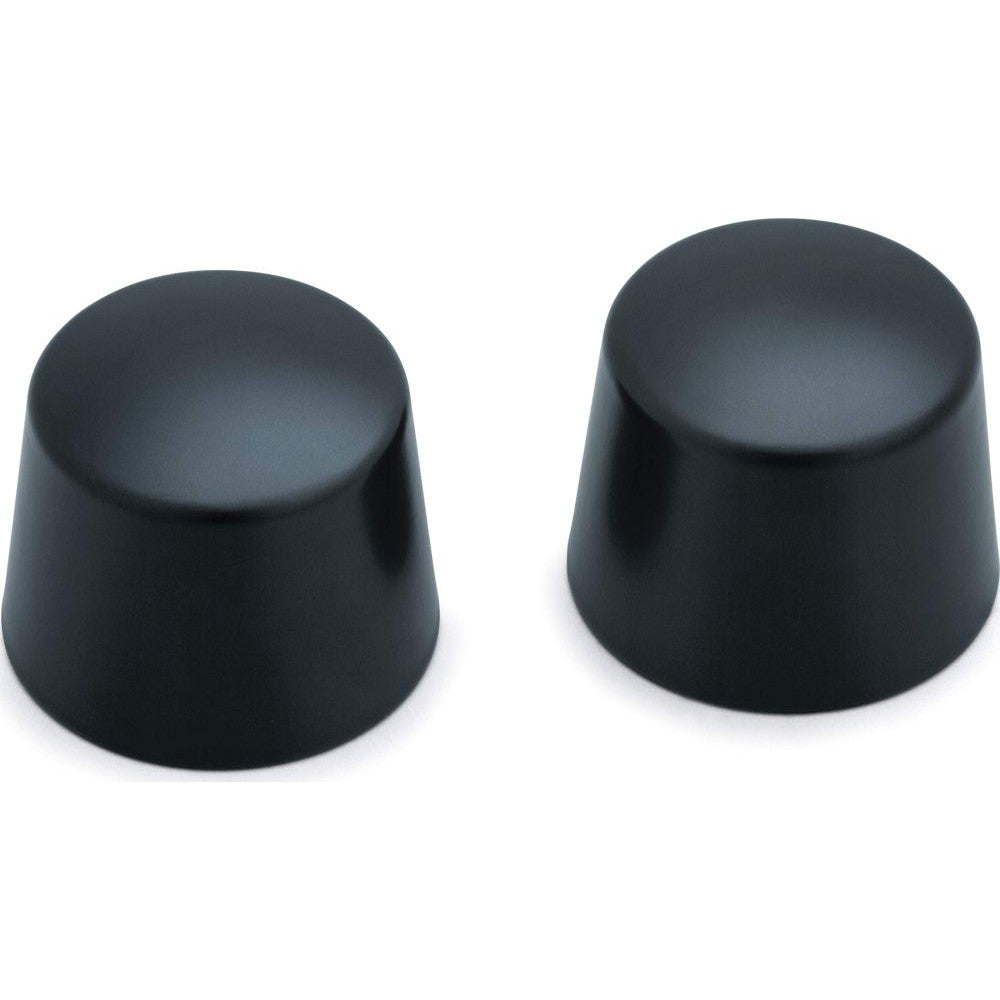 Kuryakyn Axle Caps for V-Twin Smooth Black