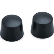 Kuryakyn Axle Caps for V-Twin Smooth Black